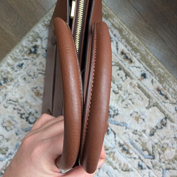 Radley London Liverpool Street 2.0 Medium Leather Satchel Bag Tortoise Color - Picture 12 of 15